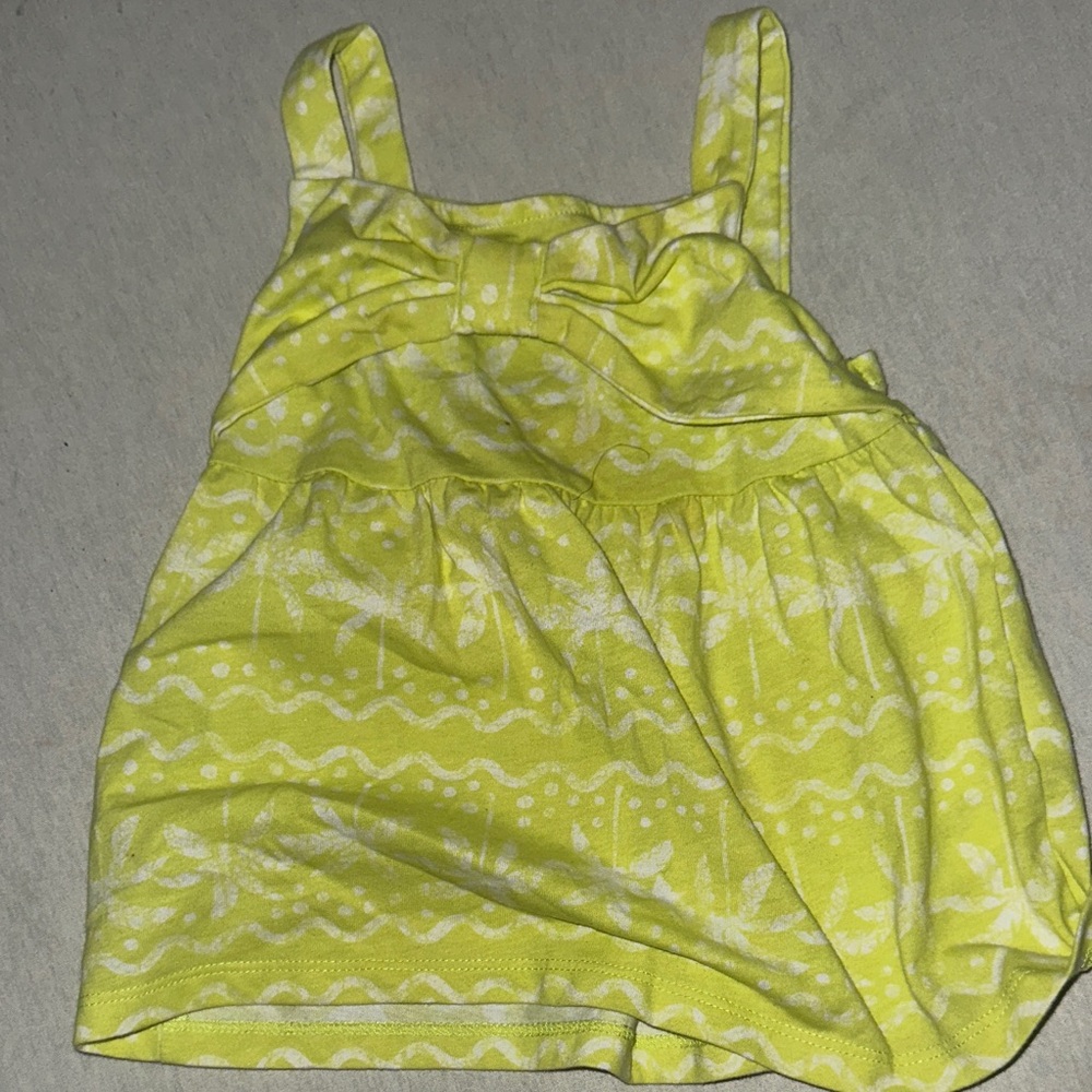 Charming Yellow and White Kids Size 3T Dress